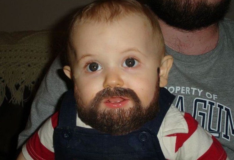 Thirsty Dave’s nephew, definitely looks older than the other kids