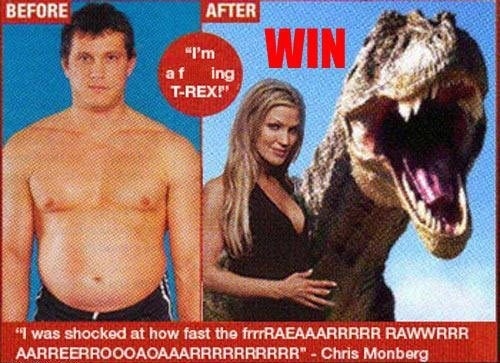 Out with the old and in with the T-Rex