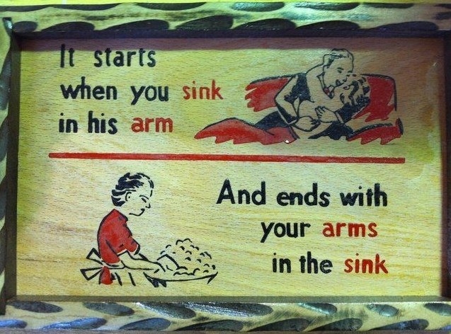 It starts when you sink in his arm